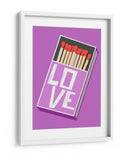 Romance de cerillas - Love - Andreas Magnusson | Cuadro decorativo de Canvas Lab