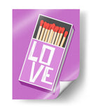 Romance de cerillas - Love - Andreas Magnusson | Cuadro decorativo de Canvas Lab