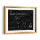 Blueprint Labrador Retriever - Ethan Harper | Cuadro decorativo de Canvas Lab