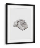 Teléfono antiguo con pequeños fragmentos - Borgenhag Holmqvist | Cuadro decorativo de Canvas Lab