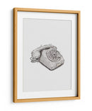 Teléfono antiguo con pequeños fragmentos - Borgenhag Holmqvist | Cuadro decorativo de Canvas Lab