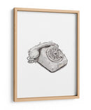 Teléfono antiguo con pequeños fragmentos - Borgenhag Holmqvist | Cuadro decorativo de Canvas Lab