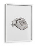 Teléfono antiguo con pequeños fragmentos - Borgenhag Holmqvist | Cuadro decorativo de Canvas Lab