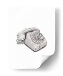 Teléfono antiguo con pequeños fragmentos - Borgenhag Holmqvist | Cuadro decorativo de Canvas Lab