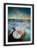 Reloj de bolsillo surrealista Océano - Sandy Wijaya | Cuadro decorativo de Canvas Lab