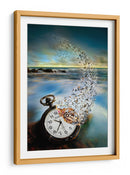 Reloj de bolsillo surrealista Océano - Sandy Wijaya | Cuadro decorativo de Canvas Lab