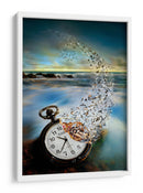 Reloj de bolsillo surrealista Océano - Sandy Wijaya | Cuadro decorativo de Canvas Lab