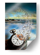Reloj de bolsillo surrealista Océano - Sandy Wijaya | Cuadro decorativo de Canvas Lab