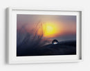 Resplandor de atardecer con gotas de agua - Peep Loorits | Cuadro decorativo de Canvas Lab