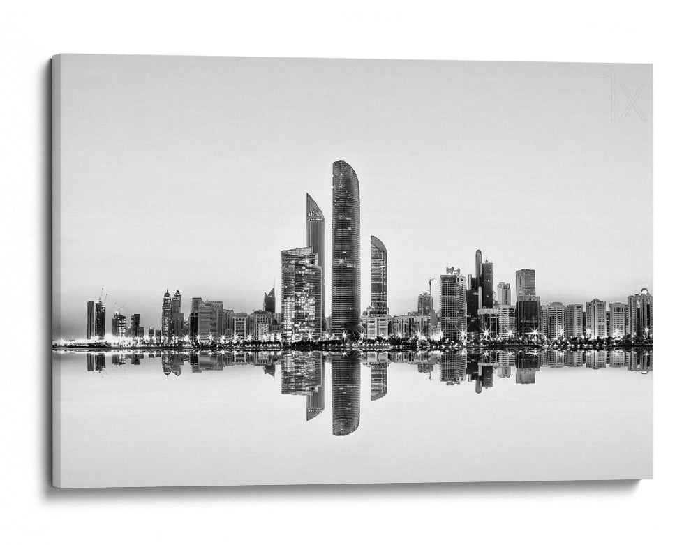 Reflexiones sobre la ciudad moderna - Akhter Hasan | Cuadro decorativo de Canvas Lab