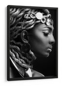 Retrato de cabello trenzado - Fren Hendrik | Cuadro decorativo de Canvas Lab