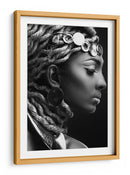 Retrato de cabello trenzado - Fren Hendrik | Cuadro decorativo de Canvas Lab