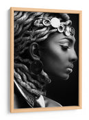 Retrato de cabello trenzado - Fren Hendrik | Cuadro decorativo de Canvas Lab