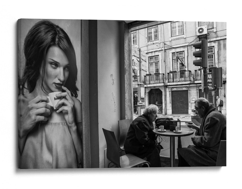 Reflexión sobre el City Café - Luis Sarmento | Cuadro decorativo de Canvas Lab