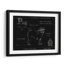 Blueprint Pug - Ethan Harper | Cuadro decorativo de Canvas Lab