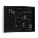 Blueprint Pug - Ethan Harper | Cuadro decorativo de Canvas Lab