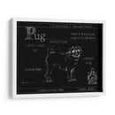 Blueprint Pug - Ethan Harper | Cuadro decorativo de Canvas Lab