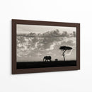 Safari de familia de elefantes - Mario Moreno | Cuadro decorativo de Canvas Lab