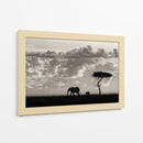 Safari de familia de elefantes - Mario Moreno | Cuadro decorativo de Canvas Lab