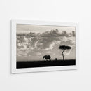 Safari de familia de elefantes - Mario Moreno | Cuadro decorativo de Canvas Lab