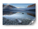 Reflejo del lago de la montaña brumosa - Bor | Cuadro decorativo de Canvas Lab
