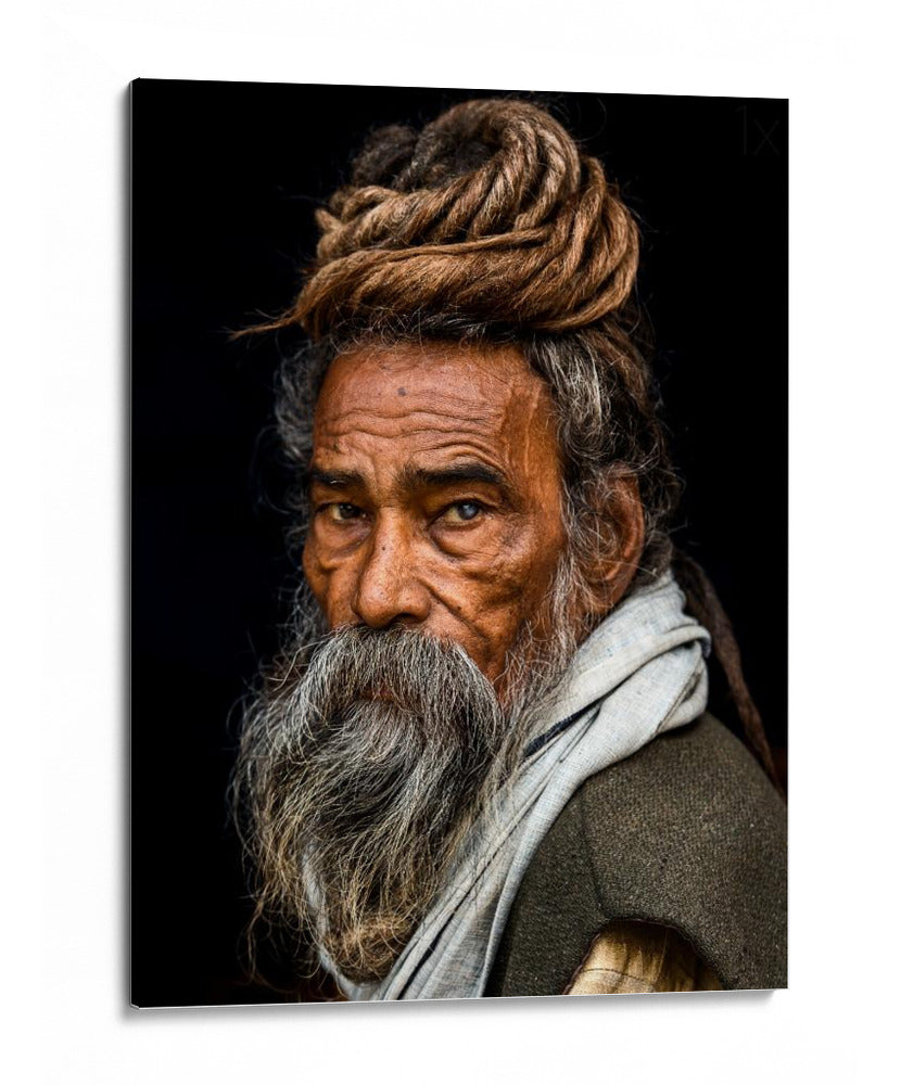 Retrato de un sabio sadhu - Rakesh J.V | Cuadro decorativo de Canvas Lab