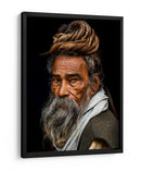 Retrato de un sabio sadhu - Rakesh J.V | Cuadro decorativo de Canvas Lab