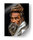 Retrato de un sabio sadhu - Rakesh J.V | Cuadro decorativo de Canvas Lab