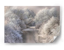 Río de invierno sereno - Sebestyen Bela | Cuadro decorativo de Canvas Lab
