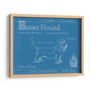 Blueprint Basset Hound - Ethan Harper | Cuadro decorativo de Canvas Lab