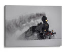 Tren de vapor de invierno - Harri Aho | Cuadro decorativo de Canvas Lab