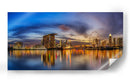 Resplandor crepuscular de Marina Bay - Zexsen Xie | Cuadro decorativo de Canvas Lab