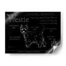 Blueprint Westie - Ethan Harper | Cuadro decorativo de Canvas Lab