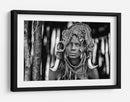 Retrato de mujer tribal adornada - Vedran Vidak | Cuadro decorativo de Canvas Lab