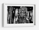 Retrato de mujer tribal adornada - Vedran Vidak | Cuadro decorativo de Canvas Lab