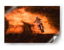 Salto de motocross polvoriento - Salcov Igor | Cuadro decorativo de Canvas Lab