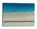 Sombrillas de playa tropicales - Ina Dabi | Cuadro decorativo de Canvas Lab
