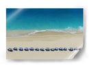 Sombrillas de playa tropicales - Ina Dabi | Cuadro decorativo de Canvas Lab