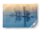 Reflejos del lago fresco y brumoso - David Butali | Cuadro decorativo de Canvas Lab