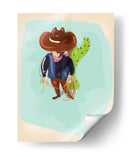 Vaquero de Texas - Nicholas | Cuadro decorativo de Canvas Lab