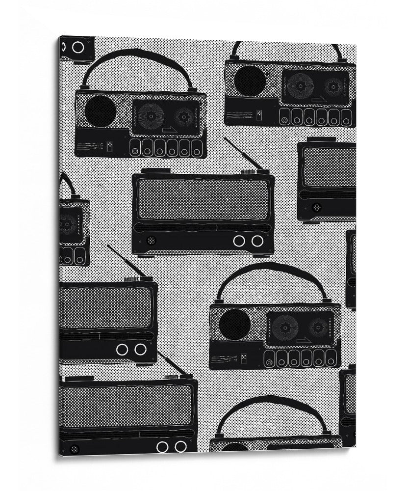 Tecnología retro sonora - Nicholas | Cuadro decorativo de Canvas Lab