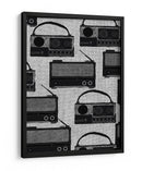 Tecnología retro sonora - Nicholas | Cuadro decorativo de Canvas Lab