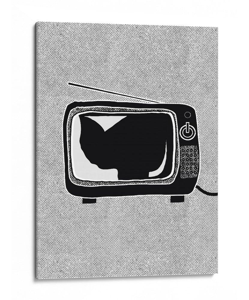 Televisor vintage - Nicholas | Cuadro decorativo de Canvas Lab