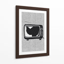 Televisor vintage - Nicholas | Cuadro decorativo de Canvas Lab