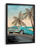 Vacaciones en la playa vintage - Nicholas | Cuadro decorativo de Canvas Lab