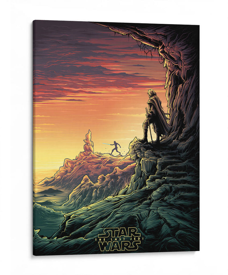 The last Jedi poster | Cuadro decorativo de Canvas Lab
