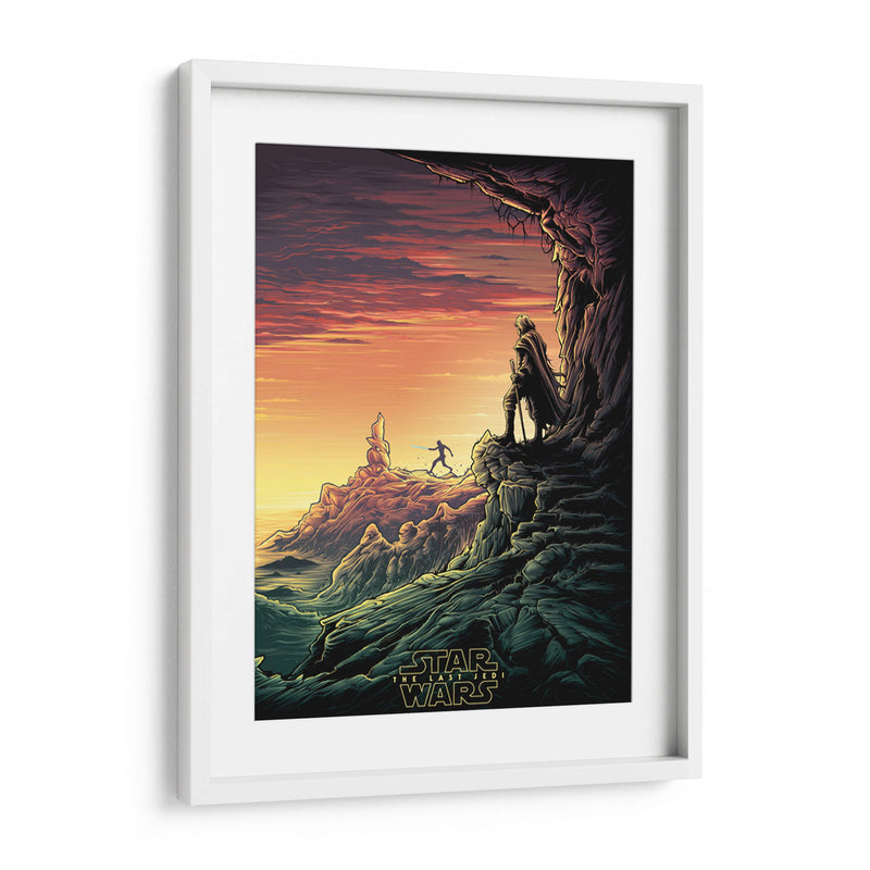 The last Jedi poster | Cuadro decorativo de Canvas Lab