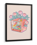 Televisión vintage en tonos pastel - Hiroko Hashimoto | Cuadro decorativo de Canvas Lab