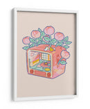 Televisión vintage en tonos pastel - Hiroko Hashimoto | Cuadro decorativo de Canvas Lab