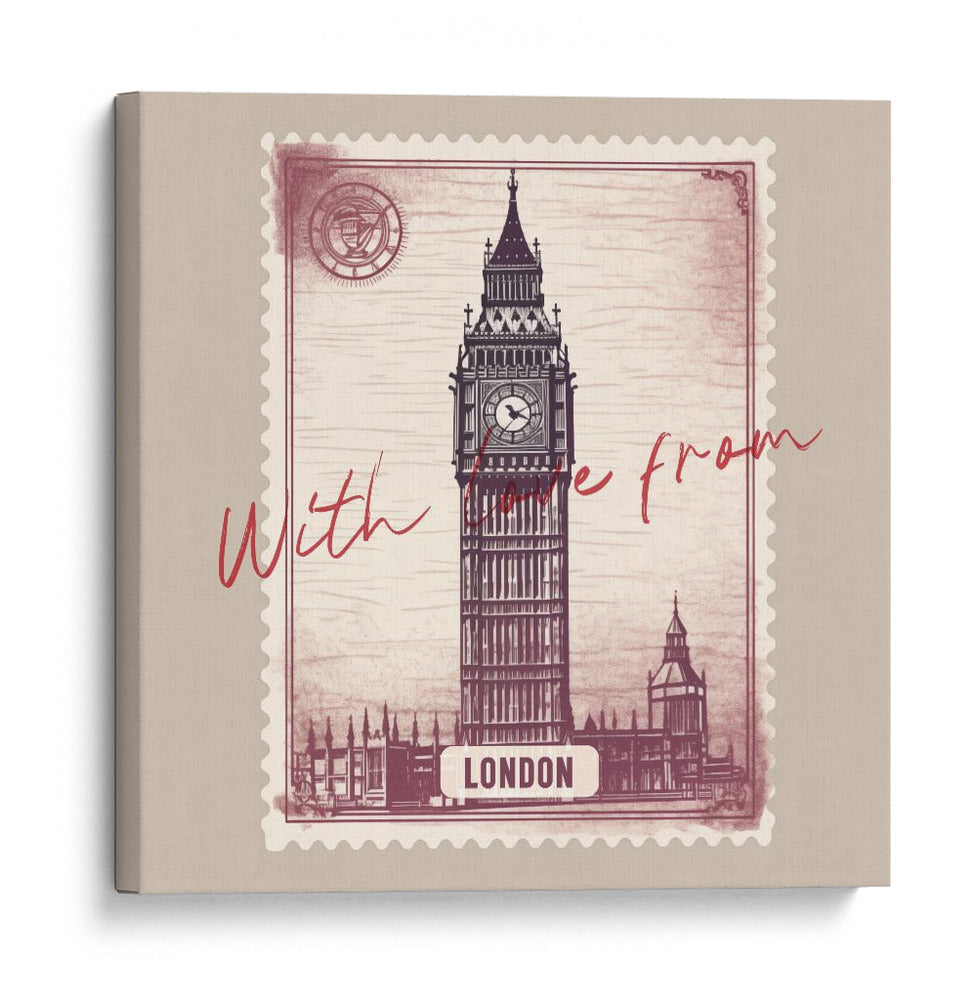 With Love From London - Andreas Magnusson | Cuadro decorativo de Canvas Lab